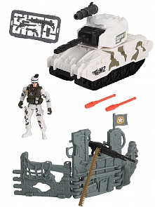 Игровой набор: Солдаты. Стремительная атака на танке (Chap Mei, 545008-1)